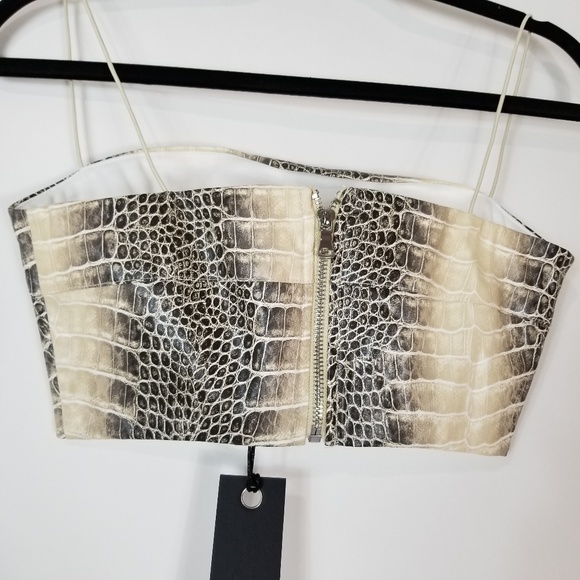 I.AM.GIA CROC PRINT SEALA TOP - E113 - Picture 4 of 4